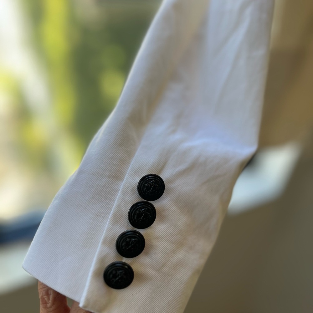 ⚓️ Ralph Lauren ⚓️White Blazer. Size 4 - Picture 5 of 6